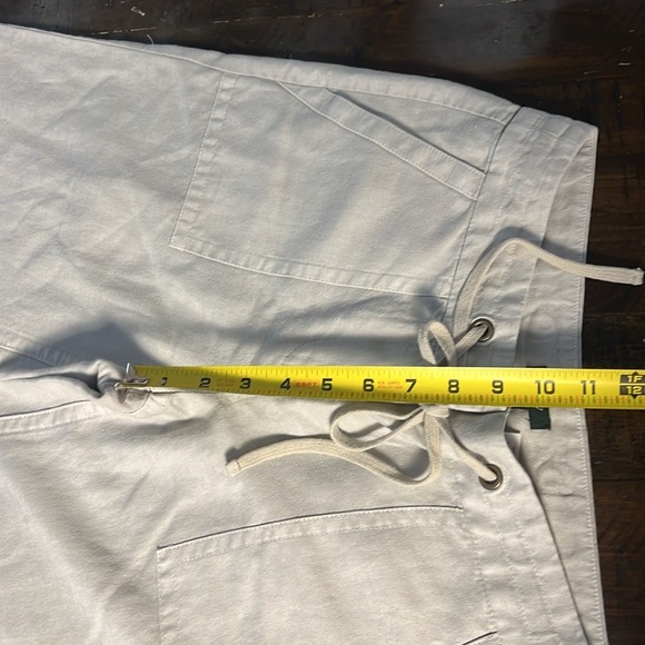 J. Crew Beige Linen Favorite Pant Size 2 Wide Leg Lagenlook Coastal Preppy Beach - Picture 14 of 16